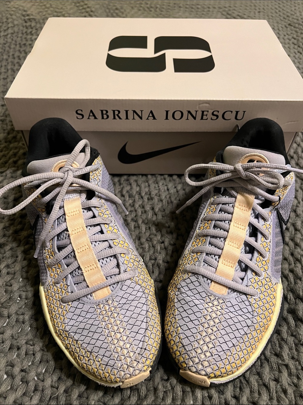 Nike Women’s 8.5 Lavender/ Pale Yellow Basketball Shoe— Sabrina Ionescu Edition